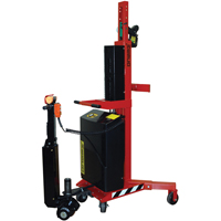 Ergonomic Drum Handler Power Lift & Drive - DM-1100-PLD, 30 - 85 US Gal. (25 - 70 Imperial Gal.) Nuna Depot Inc.