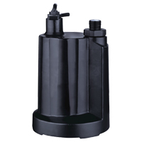 Submersible Utility Pump, 1/3 HP, 2160 GPH, 115 V, 4 A Nuna Depot Inc.