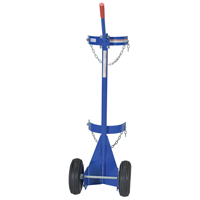 Gas Cylinder Cart, Pneumatic Wheels, 12" W x 15-1/2" L Base, 500 lbs. Nuna Depot Inc.