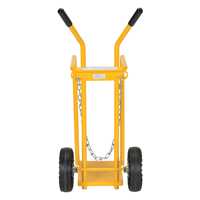 Gas Cylinder Cart, Mold-on Rubber Wheels, 9-13/16" W x 16" L Base, 150 lbs. Nuna Depot Inc.