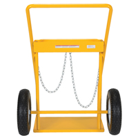 Gas Cylinder Cart, Rubber Wheels, 22" W x 14-1/8" L Base, 250 lbs. Nuna Depot Inc.