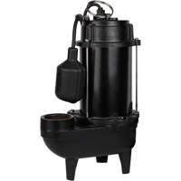 Cast Iron Effluent Pump, 4800 GPH, 120 V, 7.8 A, 1/2 HP Nuna Depot Inc.