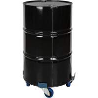 Chariot pour baril, Acier, Capacit&eacute;e 1400 lb, Diam&egrave;tre 24", Roue en &eacute;lastique bleu Nuna Depot Inc.