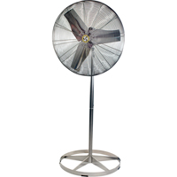 Stainless Steel Food Service Washdown Air Circulating Fans, Industrial, 1 Speed, 20" Diameter Nuna Depot Inc.