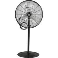 Ventilateur oscillant sur socle avec vaporisation &agrave; moteur &eacute;tanche &agrave; l'eau, Robuste, 3 Vitesses, Diam&egrave;tre de 30" Nuna Depot Inc.
