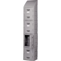 Locker, 15" x 15" x 31", Grey, Assembled Nuna Depot Inc.