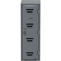 Locker, 12" x 15" x 36", Grey, Assembled Nuna Depot Inc.