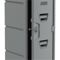 Locker, 12" x 15" x 36", Grey, Assembled Nuna Depot Inc.