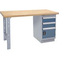 Heavy-Duty Workbench, Door w/ Drawer Combination, 1500 lbs. Cap., 72" W x 30" D, 34" H Nuna Depot Inc.