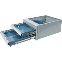 &eacute;tabli &agrave; deux tiroirs, Acier, 18" la x 21" p x 9" h Nuna Depot Inc.