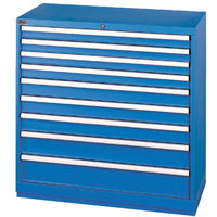 Armoires de rangement avec tiroirs, 9 tiroirs, 40-1/4" la x 22-1/2" p x 41-3/4" h, Bleu brillant Nuna Depot Inc.