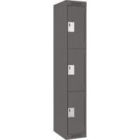 Casiers Clean Line, 3 niveaux, 12" x 18" x 72", Acier, Charbon, Rivet (assembl&eacute;) Nuna Depot Inc.