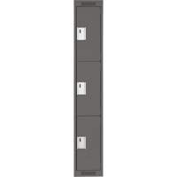 Casiers Clean Line, 3 niveaux, 12" x 18" x 72", Acier, Charbon, Rivet (assembl&eacute;) Nuna Depot Inc.