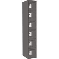 Petits casiers Clean Line, 6 niveaux, 12" x 18" x 72", Acier, Charbon, Rivet (assembl&eacute;) Nuna Depot Inc.