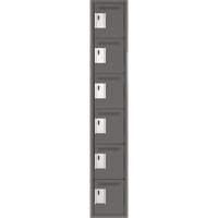 Petits casiers Clean Line, 6 niveaux, 12" x 18" x 72", Acier, Charbon, Rivet (assembl&eacute;) Nuna Depot Inc.