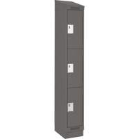 Casiers Clean Line, 3 niveaux, 12" x 18" x 82", Acier, Charbon, Rivet (assembl&eacute;) Nuna Depot Inc.