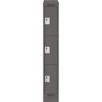 Casiers Clean Line, 3 niveaux, 12" x 18" x 82", Acier, Charbon, Rivet (assembl&eacute;) Nuna Depot Inc.