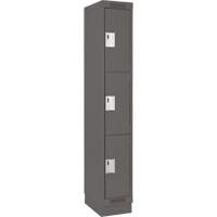 Casiers Clean Line, 3 niveaux, 12" x 18" x 76", Acier, Charbon, Rivet (assembl&eacute;) Nuna Depot Inc.