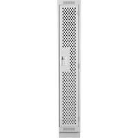 Clean Line Lockers, 12" x 18" x 76", Steel, Grey, Rivet (Assembled), Perforated Nuna Depot Inc.