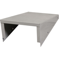 Clean Line Economy Lockers Slope Top, 3 Bank, 18" D x 36" W x 6" H, Grey, Steel Nuna Depot Inc.