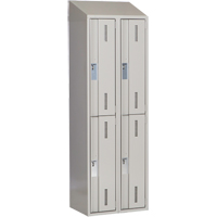 Casiers robustes Concorde, 2 niveaux, Bloc de 2, 24" x 18" x 78", Acier, Gris, Soud&eacute; (assembl&eacute;) Nuna Depot Inc.
