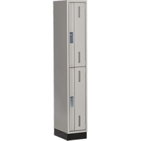 Casiers robustes Concorde, 2 niveaux, 12" x 18" x 76", Acier, Gris, Soud&eacute; (assembl&eacute;) Nuna Depot Inc.