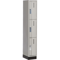 Casiers robustes Concorde, 3 niveaux, 12" x 18" x 76", Acier, Gris, Soud&eacute; (assembl&eacute;) Nuna Depot Inc.
