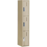 Casiers robustes Concorde, 3 niveaux, 12" x 18" x 72", Acier, Beige, Soud&eacute; (assembl&eacute;) Nuna Depot Inc.