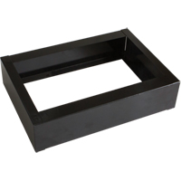 All-Welded Concorde - Heavy-Duty Lockers Recessed Base, 1 Banks, 4" H x 12" W x 17" D, Black, Steel Nuna Depot Inc.