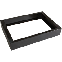 All-Welded Concorde - Heavy-Duty Lockers Recessed Base, 2 Banks, 4" H x 24" W x 17" D, Black, Steel Nuna Depot Inc.