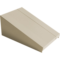 Dessus inclin&eacute; pour casiers robustes enti&egrave;rement soud&eacute; Concorde, Bloc de 1, 18" p x 12" la x 6" ha, Beige, Acier Nuna Depot Inc.