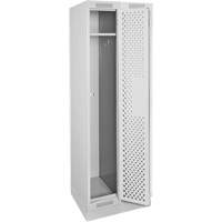 Casiers Clean Line, Bloc de 2, 24" x 12" x 76", Acier, Gris, Rivet (assembl&eacute;), Perfor&eacute; Nuna Depot Inc.