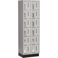 Casiers robustes Concorde, 6 niveaux, Bloc de 2, 24" x 18" x 76", Acier, Gris, Soud&eacute; (assembl&eacute;) Nuna Depot Inc.
