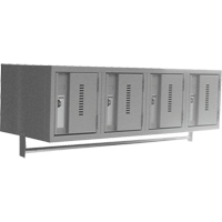 Casiers muraux robustes, Bloc de 4, 18" x 12" x 12", Acier Nuna Depot Inc.