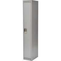 Lockers, 12" x 18" x 72", Steel, Grey, Knocked Down Nuna Depot Inc.
