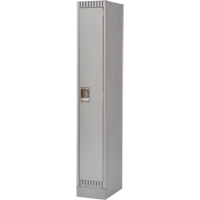 Lockers, 12" x 18" x 76", Steel, Grey, Knocked Down Nuna Depot Inc.