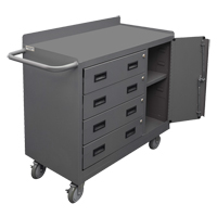 Mobile Workbench Cabinet, Steel Surface Nuna Depot Inc.