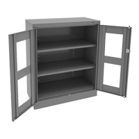 C-Thru Counter High Cabinet, Steel, 2 Shelves, 42" H x 36" W x 18" D Nuna Depot Inc.