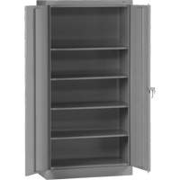 Standard Storage Cabinet, Steel, 4 Shelves, 72" H x 36" W x 18" D, Grey Nuna Depot Inc.
