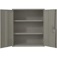 Armoire de rangement Lo-Boy, Acier, 2 Tablettes, 40" h x 36" la x 18" P, Gris Nuna Depot Inc.