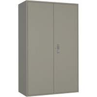 Armoire de rangement Hi-Boy tr&egrave;s large, Acier, 4 Tablettes, 72" h x 48" la x 24" P, Gris Nuna Depot Inc.