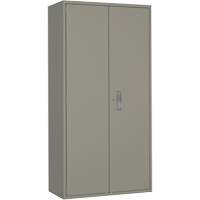 Armoire de rangement Hi-Boy, Acier, 4 Tablettes, 72" h x 36" la x 18" P, Gris Nuna Depot Inc.
