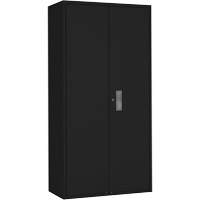 Armoire de rangement Hi-Boy, Acier, 4 Tablettes, 72" h x 36" la x 18" P, Noir Nuna Depot Inc.