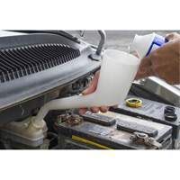 Entonnoir translucide &agrave; angle droit, Plastique Nuna Depot Inc.