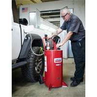 25-Gallon Steel Fuel Caddy with 2-Way Rotary Pump & Filter Nuna Depot Inc.