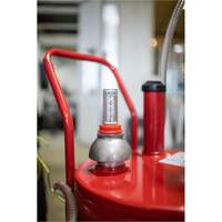 25-Gallon Steel Fuel Caddy with 2-Way Rotary Pump & Filter Nuna Depot Inc.