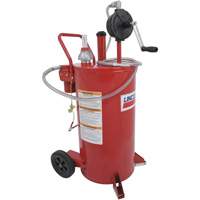 25-Gallon Steel Fuel Caddy with 2-Way Rotary Pump & Filter Nuna Depot Inc.