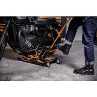 Cric pour VTT et motos, 0,75 tonnes Capacit&eacute;, 4-2/3" Abaiss&eacute;e, 14-1/2" &eacute;lev&eacute;e, Hydraulique &agrave; main Nuna Depot Inc.