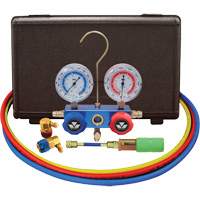 Automotive R134A 2-Way Manifold Gauge Set with Mini Dye Injector Nuna Depot Inc.