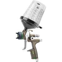 Pistolet de peinture de premi&egrave;re qualit&eacute; pour peinture automobile avec psi num&eacute;rique X5500 HVLP 1,2 I RPS D, Entr&eacute;e d'air 1/4" NPT, 15,19 pi³/min, Capacit&eacute; 0,6 L/0,9 L, 0,17 psi Nuna Depot Inc.